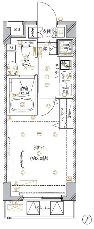 クレイシア板橋志村 3階階 間取り