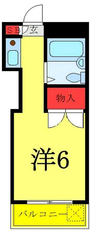 クイーンエレガンス 2階階 間取り