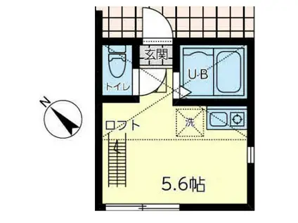 ユナイト追浜ストレーザ(ワンルーム/2階)の間取り写真