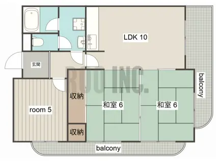 ブエナビスタ姫路青山ウエスト(3LDK/3階)の間取り写真