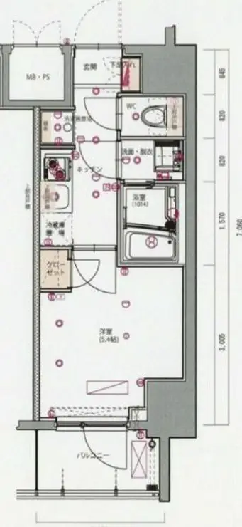 ハーモニーレジデンス川崎#002 10階階 間取り