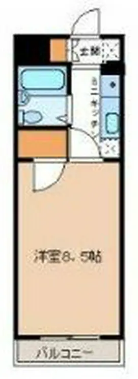 ナイスアーバンスピリッツ鶴瀬 4階階 間取り