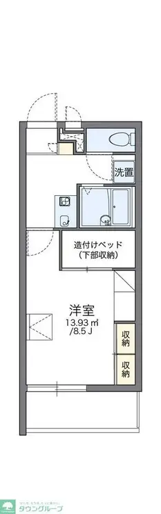 レオパレスS・K・Y 2階階 間取り