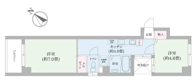 たつみBM 5階階 間取り