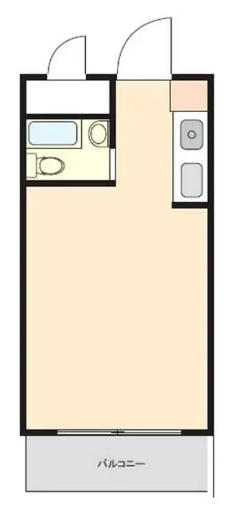 スカイコート府中 1階階 間取り