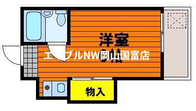 アルフォーレ(ワンルーム/3階)の間取り写真