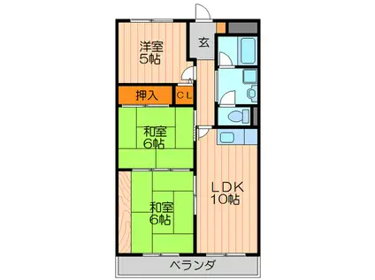 プルミエール(3LDK/3階)の間取り写真