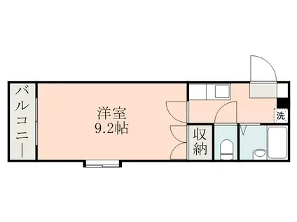 Nフロンティア(1K/3階)の間取り写真