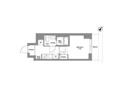 BPRレジデンス行徳(1K/7階)の間取り写真