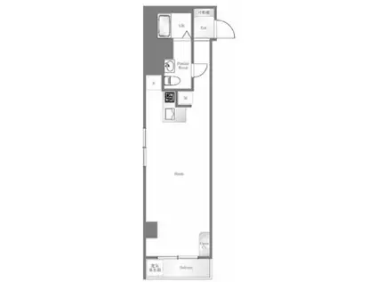 ペガサスマンション恵比寿 2階(ワンルーム/2階)の間取り写真