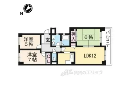 ステイザリヴ守山(3LDK/4階)の間取り写真