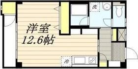 メゾンラフィネ(ワンルーム/1階)の間取り写真