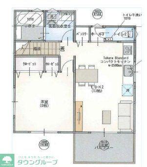 HOUSE SOWAKA(1LDK/2階)の間取り写真