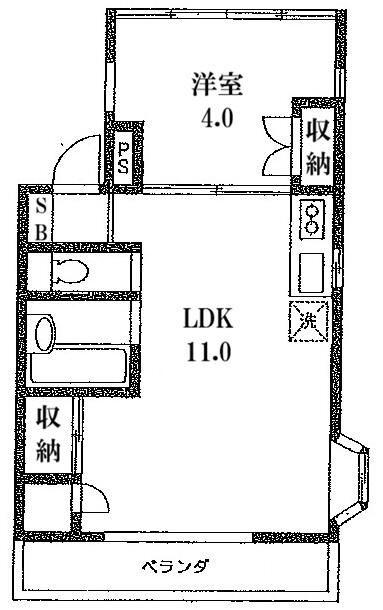 ヴィラヨシダ東川口(1LDK/2階)の間取り写真