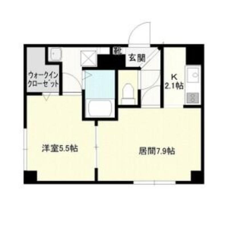 パレスコート本郷(1LDK/4階)の間取り写真