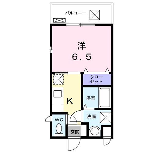 東武東上線 中板橋駅 徒歩11分 4階建 築14年(1K/3階)の間取り写真
