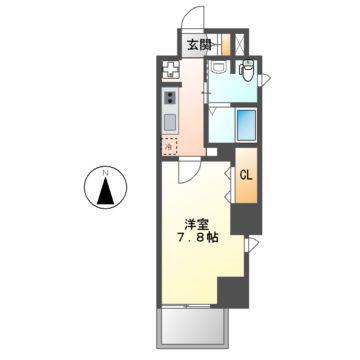 ALTOROSE名古屋(1K/1階)の間取り写真