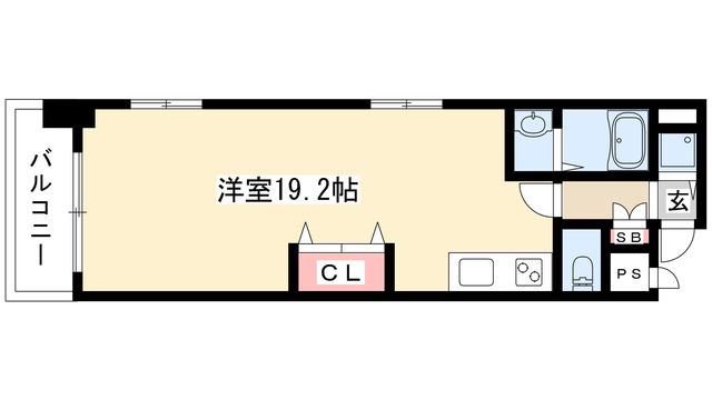 ST.REGIS IZUMI(ワンルーム/6階)の間取り写真
