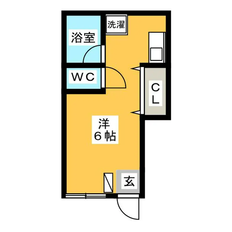 リーフハウス上水南 1階階 間取り