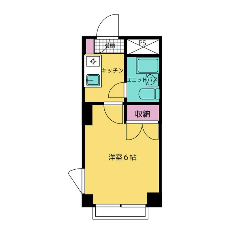 府中グランセ 3階階 間取り