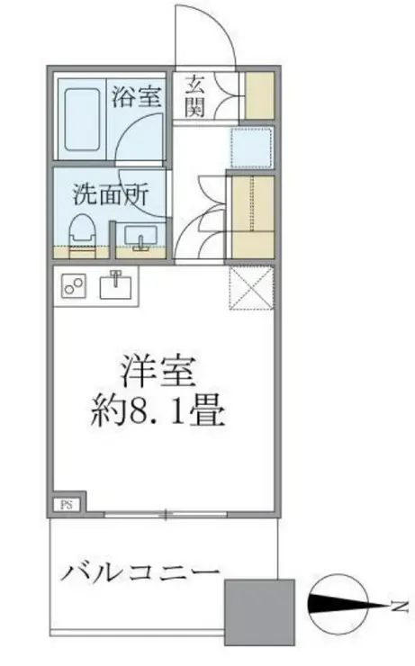 シティタワー大井町 4階階 間取り