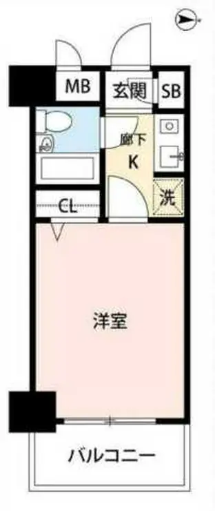 アーバンヒルズ吾妻橋 5階階 間取り