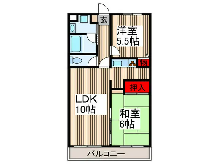 メイプルスクエア 2階階 間取り