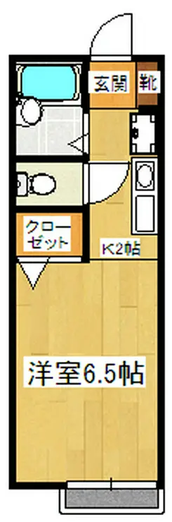 シテ・ラピーヌ若宮 2階階 間取り