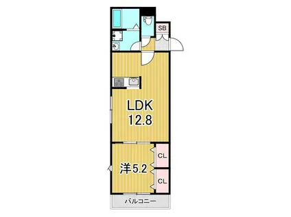 RE TOUR AOI (1LDK/3階)の間取り写真