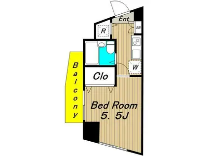 フェニックス笹塚弐番館(1K/7階)の間取り写真