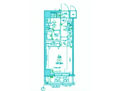 レアライズ蒲田Ⅱ(1K/3階)の間取り写真