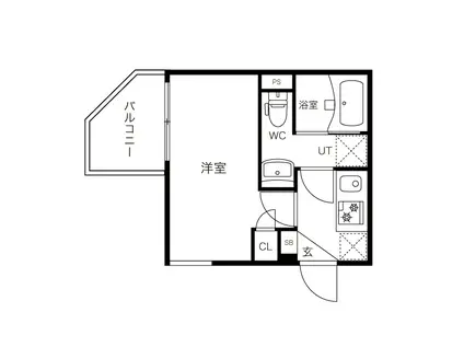 インベスト蒲田50(1K/3階)の間取り写真