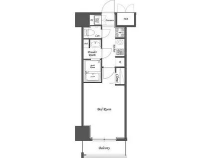 Nステージ本蓮沼(1K/12階)の間取り写真