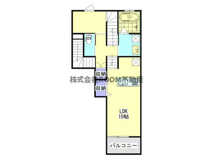 CUORE KANADA(1LDK/2階)の間取り写真