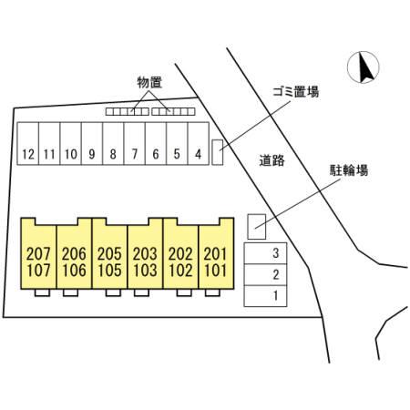 FLORIA(ワンルーム/2階)の間取り写真