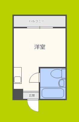 カムネス経大前(ワンルーム/4階)の間取り写真