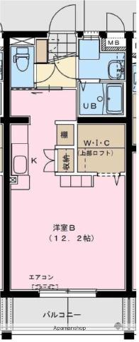 グランツリー(ワンルーム/3階)の間取り写真