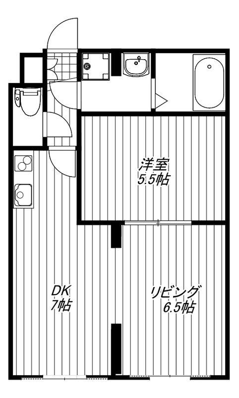 リーリオ堀切(1LDK/5階)の間取り写真