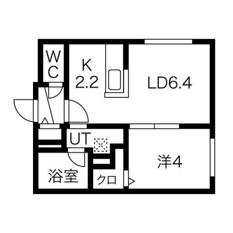 PREMIER SOLEIL 発寒(1LDK/3階)の間取り写真