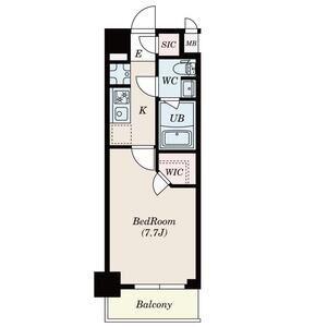 S-RESIDENCE瑞江(1K/3階)の間取り写真