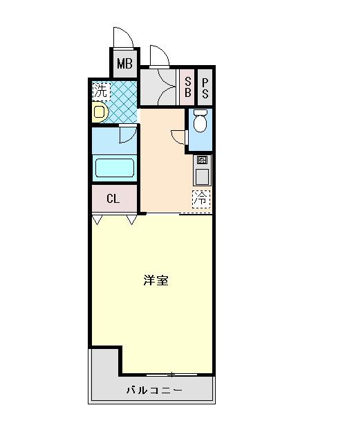 DAIWAマンション(1K/5階)の間取り写真