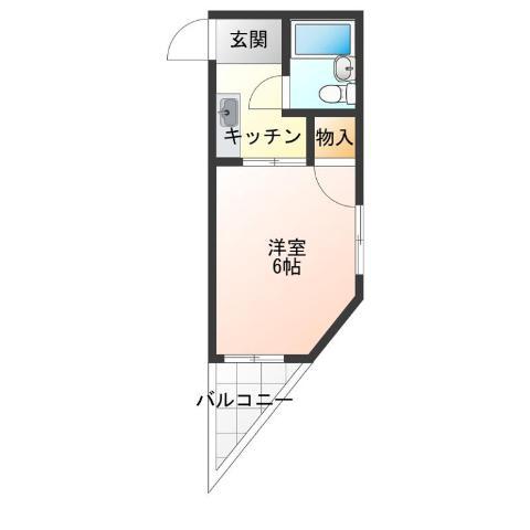 エルパラッツォ玉出(1K/5階)の間取り写真