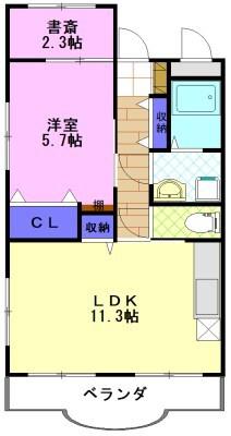 Y&M リバーサイド(1SLDK/1階)の間取り写真