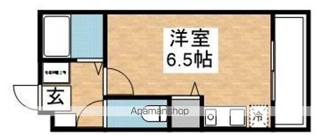 リック六本松(ワンルーム/2階)の間取り写真