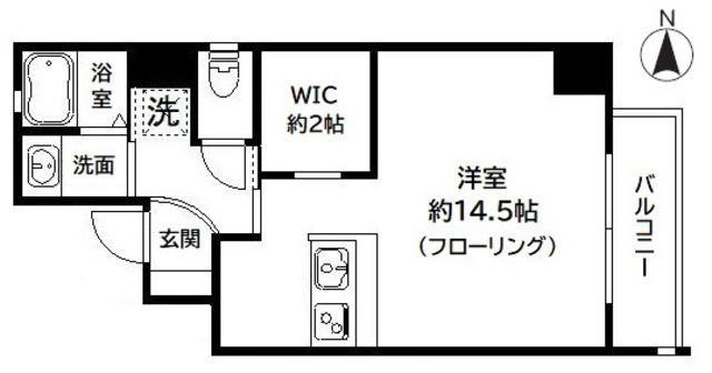 樂しそう本郷(ワンルーム/1階)の間取り写真