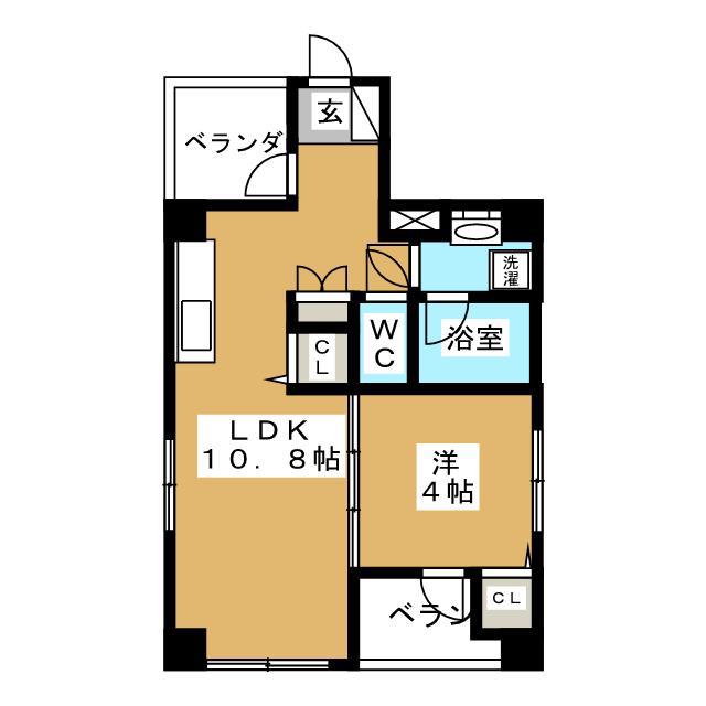 マ・メゾン小日向(1LDK/3階)の間取り写真