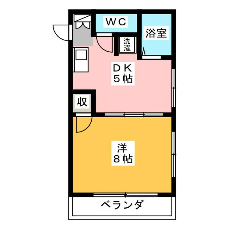 大山いずみマンション 2階階 間取り