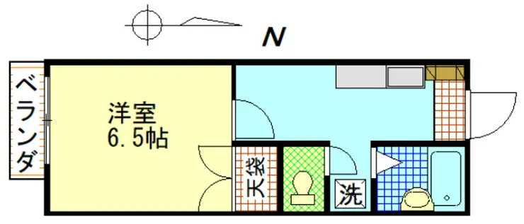 ハイツ宮下 1階階 間取り