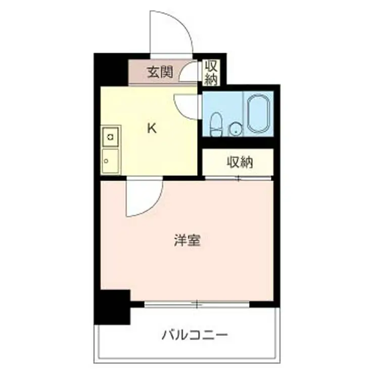 コスモ21 5階階 間取り