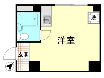 ストークマンション新川(ワンルーム/10階)の間取り写真